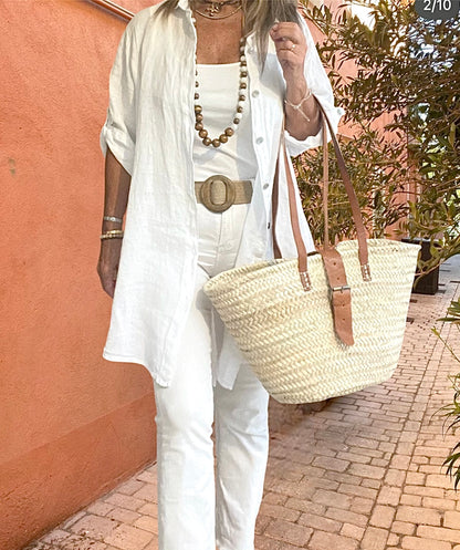 Camisola Lino Blanca