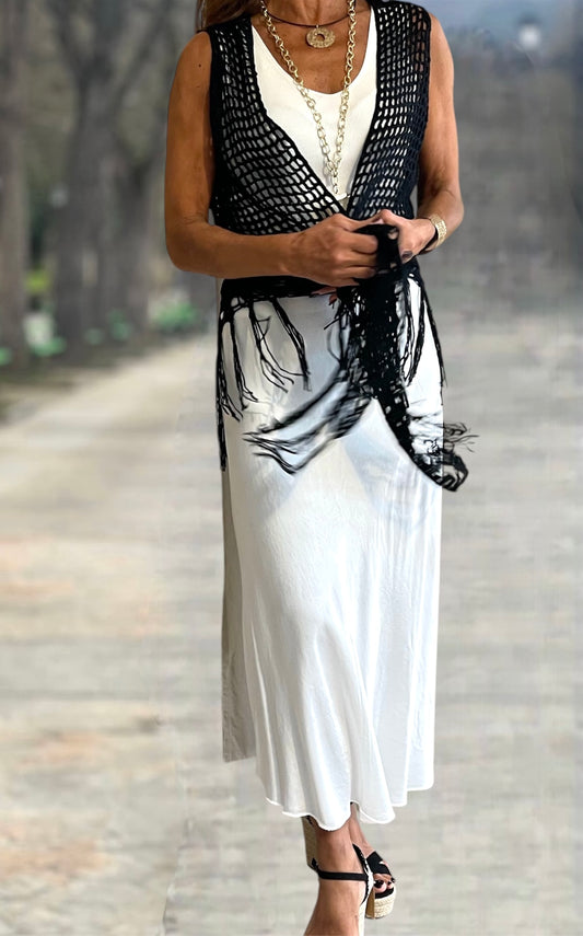 Chal Crochet Negro