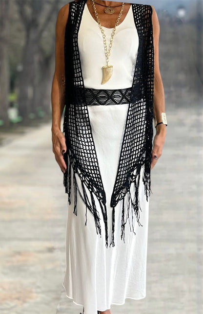 Chal Crochet Negro
