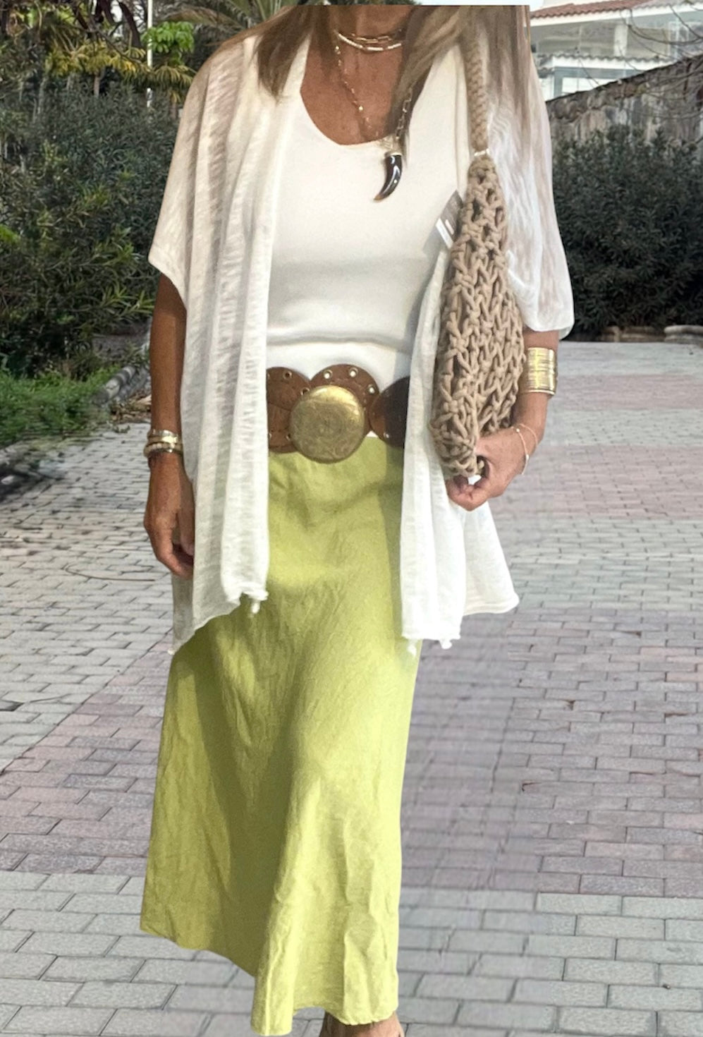 Falda Young Pistacho