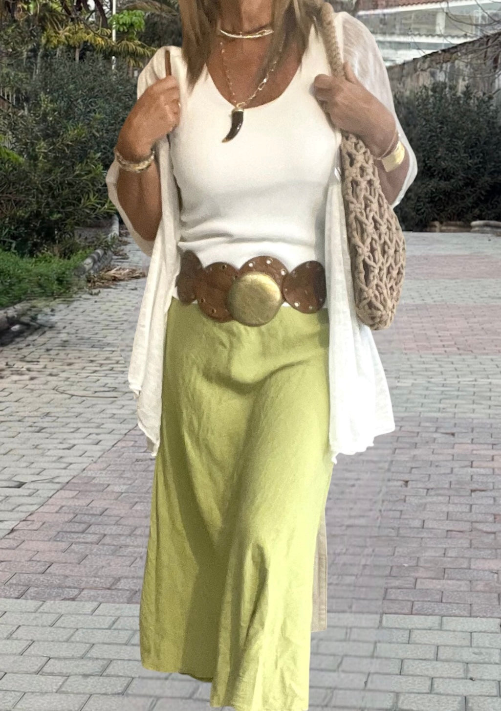 Falda Young Pistacho