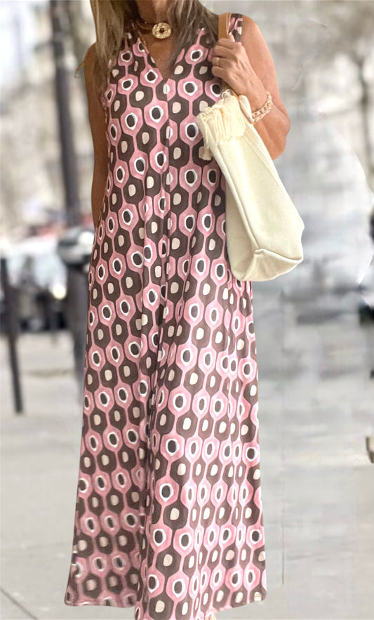 Vestido Eva Rosa/choco