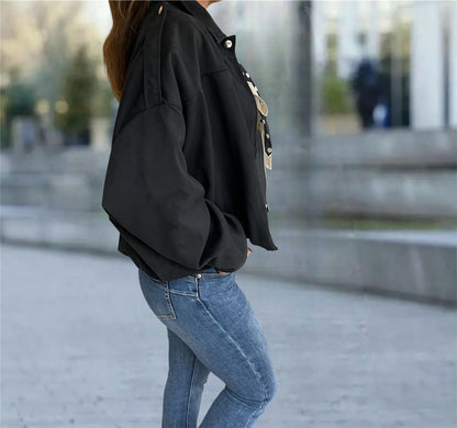 Chaqueta Antelina Negra