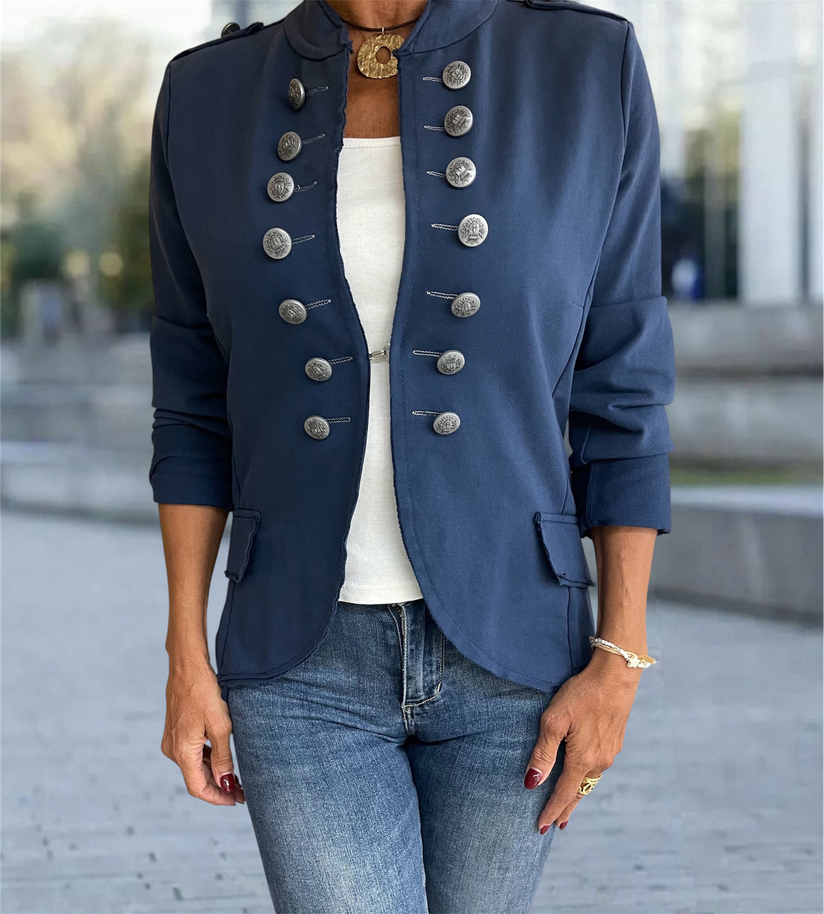 Chaqueta Alma Marino