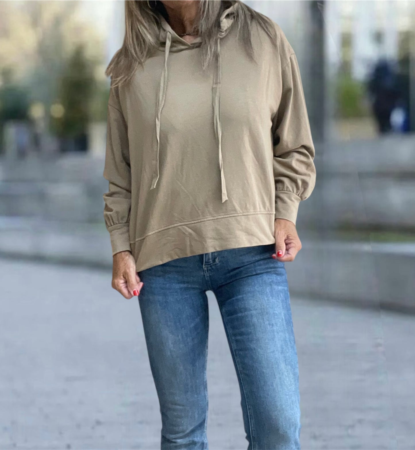 Sudadera Silvia Camel