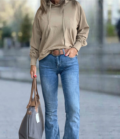 Sudadera Silvia Camel