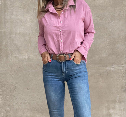 Camisa Básica Malva
