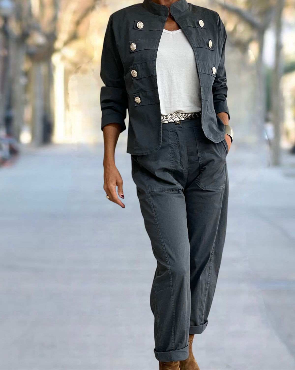 Chaqueta Miriam Gris