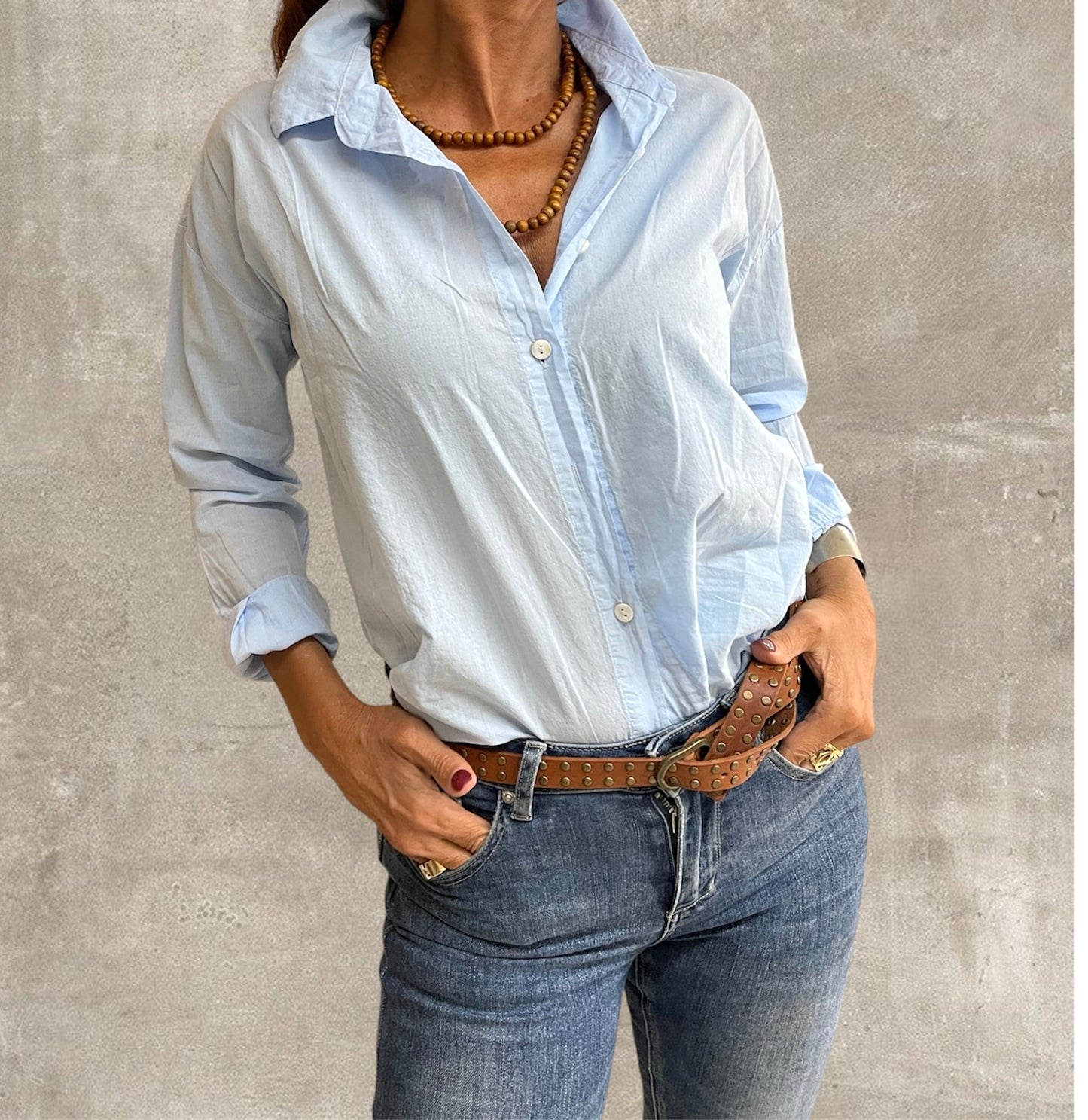 Camisa Básica Jeans
