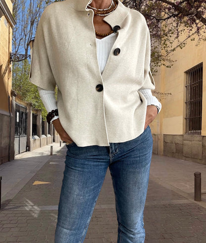 Cárdigan Capa Beige
