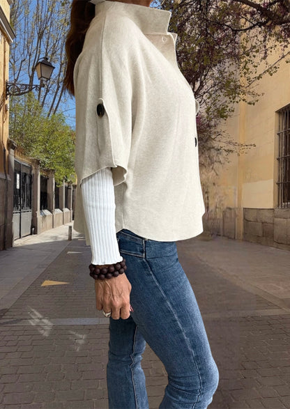 Cárdigan Capa Beige