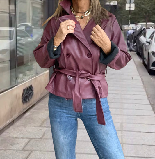 Chaqueta Roma Burdeos
