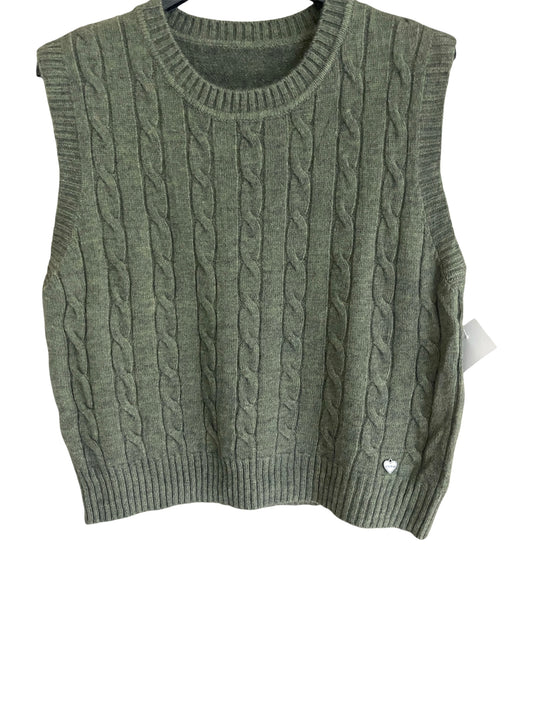 Chaleco Trenza Verde
