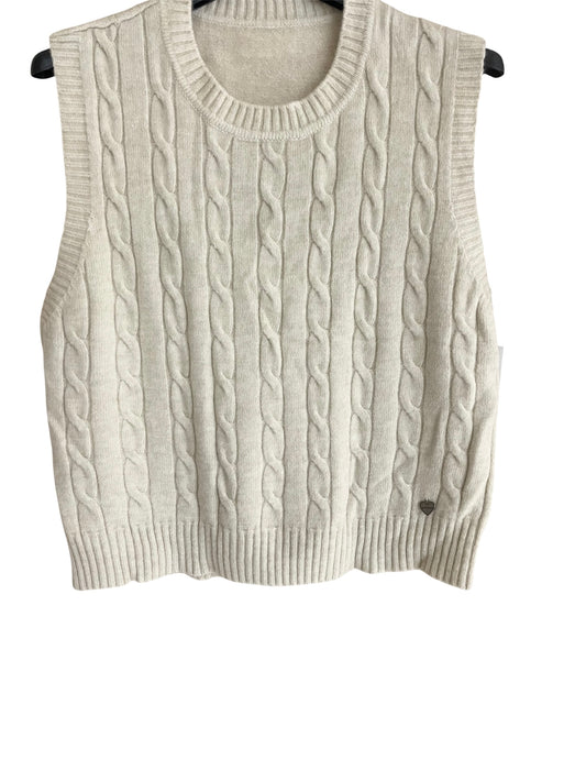 Chaleco Trenza Beige