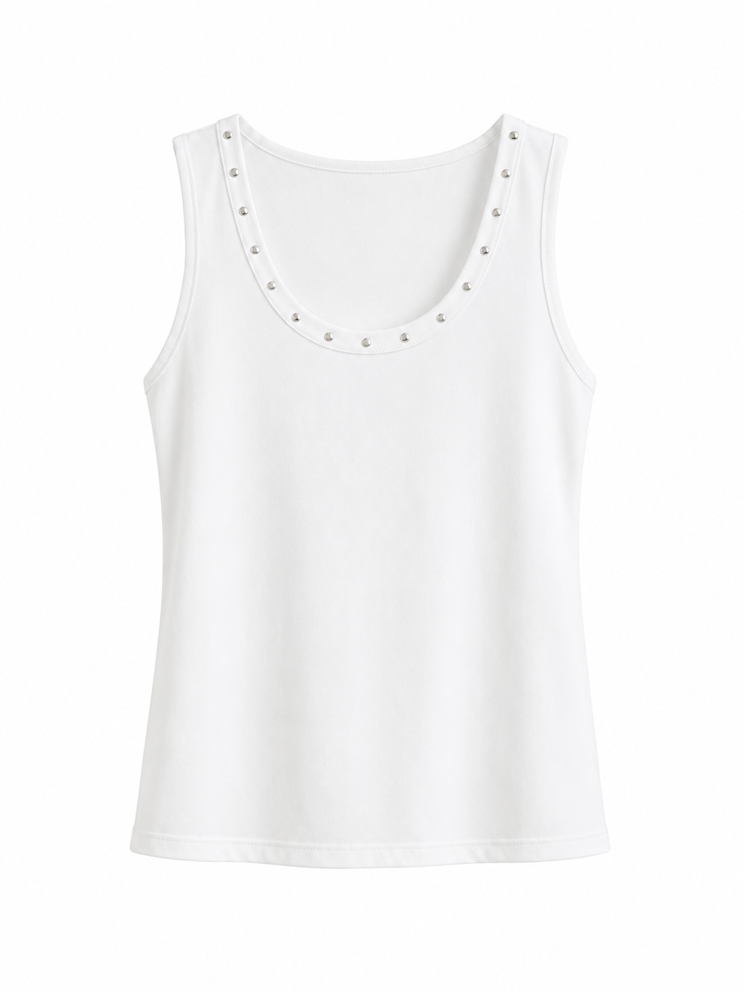 Top Tachuelas Blanco