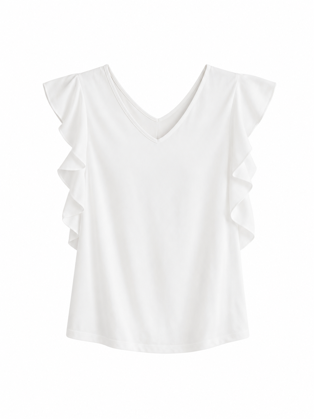 Camiseta Volante Blanca