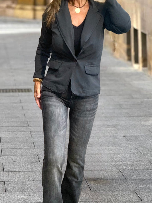 Jeans Campana Negro