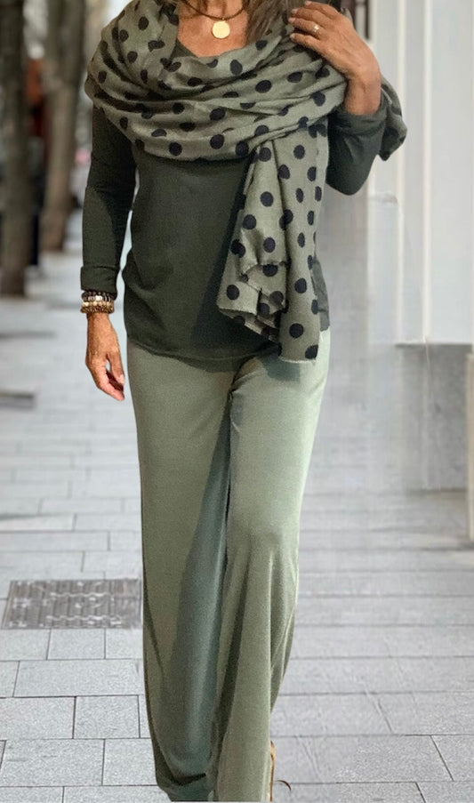 Pashmina Topos Verde