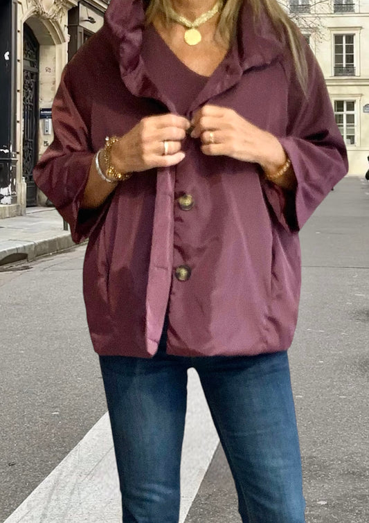 Gabardina Anna Burdeos