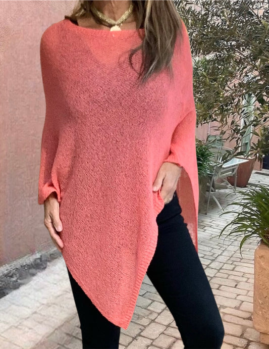Poncho Coral