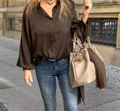 Camisa Carlota Chocolate