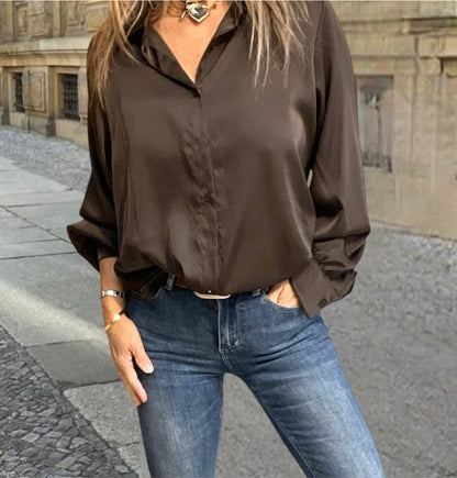 Camisa Carlota Chocolate